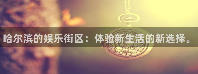杏悦app最新版怎么下载苹果：哈尔滨的娱乐街区：体验新生活的新选择。
